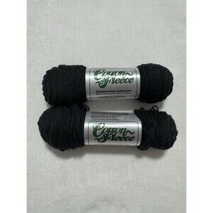 Brown Sheep Cotton Fleece Yarn CW 145 Black Forest 2 Skeins Merino Wool Luxury